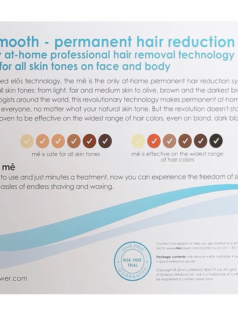 me smooth At-Home Hair Reduction Device in White and Black - Picture 5 of 6